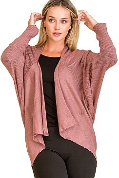 PACK OF 12 FASHION LONG SLEEVE CARDIGAN