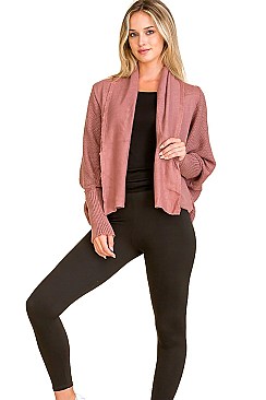 PACK OF 12 FASHION LONG SLEEVE CARDIGAN