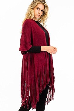 LONG FRINGED WOMEN CARDIGAN FM-WSF219