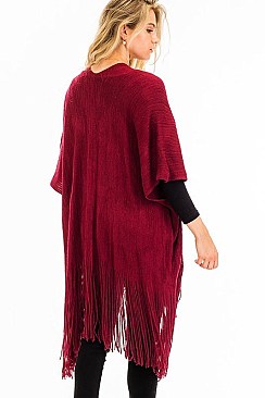 LONG FRINGED WOMEN CARDIGAN FM-WSF219