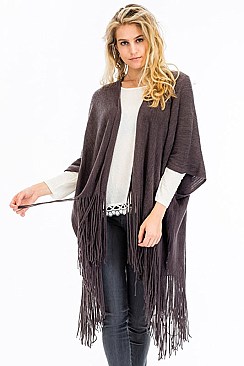 LONG FRINGED WOMEN CARDIGAN FM-WSF219