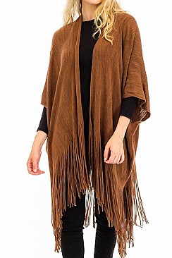 LONG FRINGED WOMEN CARDIGAN FM-WSF219