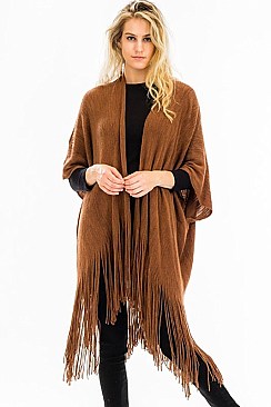 LONG FRINGED WOMEN CARDIGAN FM-WSF219