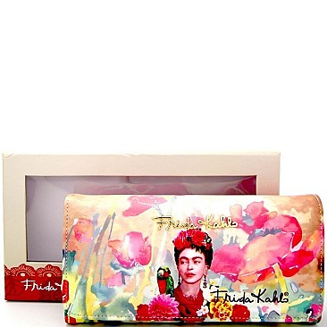 FRIDA KAHLO JUNGLE SERIES CHECKBOOK WALLET