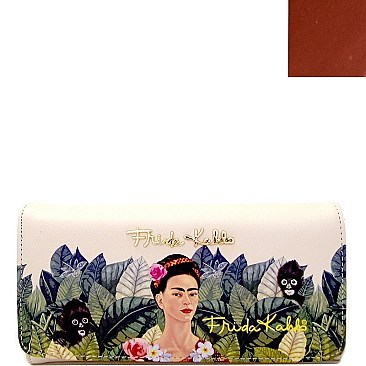 FRIDA KAHLO JUNGLE SERIES CHECKBOOK WALLET