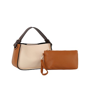 Colorblock 2-in-1 Satchel