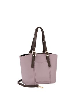 Fashion Buckle Top Handle 2-in-1 Satchel