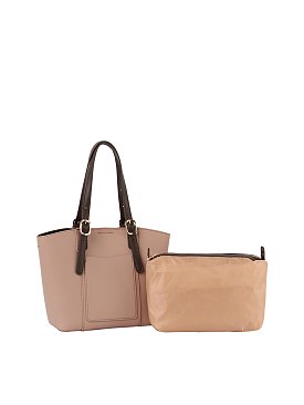 Fashion Buckle Top Handle 2-in-1 Satchel