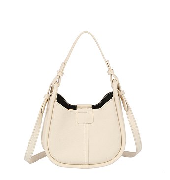 Pebble 2-way Satchel Crossbody Bag