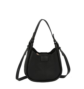 Pebble 2-way Satchel Crossbody Bag