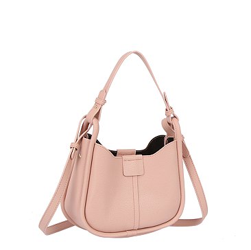 Pebble 2-way Satchel Crossbody Bag