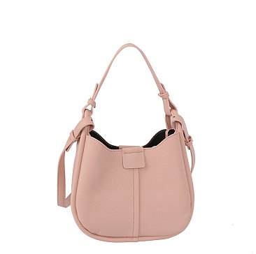 Pebble 2-way Satchel Crossbody Bag