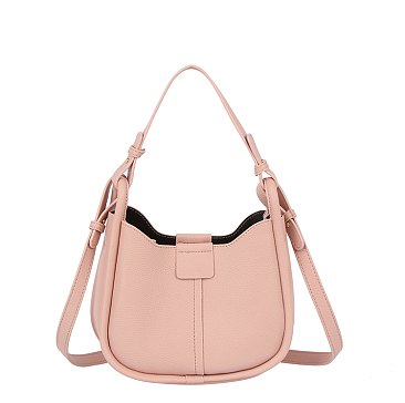 Pebble 2-way Satchel Crossbody Bag
