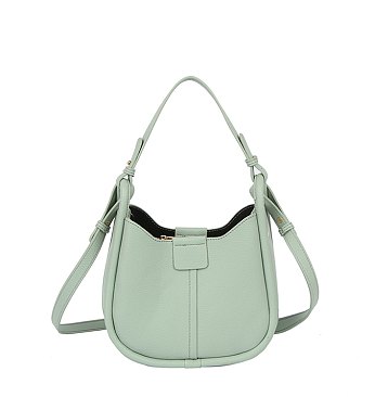 Pebble 2-way Satchel Crossbody Bag