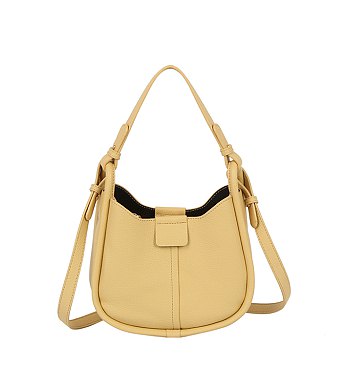 Pebble 2-way Satchel Crossbody Bag