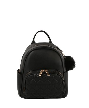 Heart Quilted Backpack