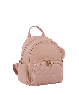 Heart Quilted Backpack