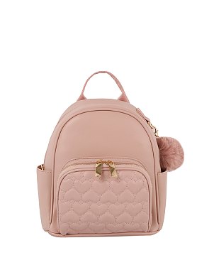 Heart Quilted Backpack