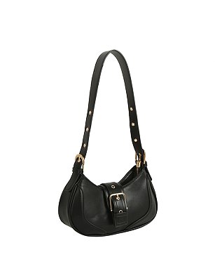 Buckle Flap Shoulder Bag
