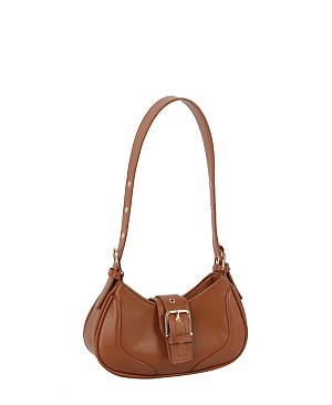 Buckle Flap Shoulder Bag