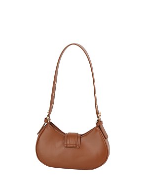 Buckle Flap Shoulder Bag
