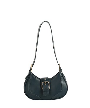 Buckle Flap Shoulder Bag