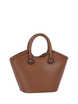 Scarf Round Top Handle Satchel