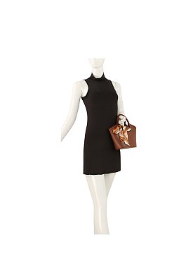 Scarf Round Top Handle Satchel