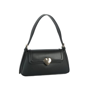 Heart Flap Shoulder Bag