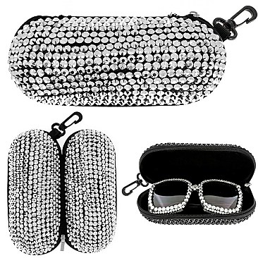 FASHIONABLE MEDIUM SPARKLY RHINESTONE CASE