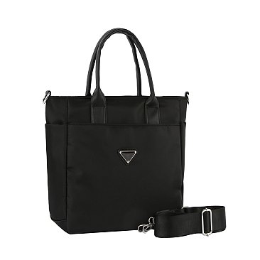 Nylon Travel Satchel Tote Bag