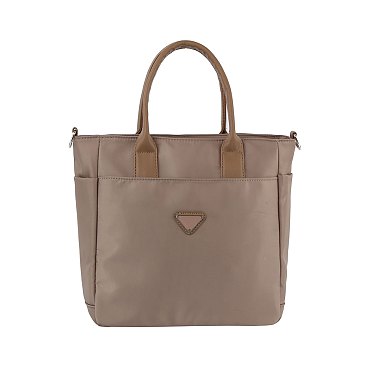Nylon Travel Satchel Tote Bag