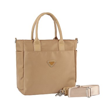 Nylon Travel Satchel Tote Bag