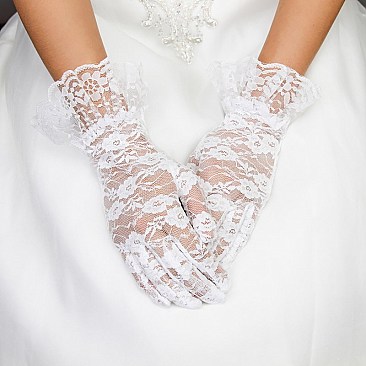 FASHIONABLE LACE GLOVES