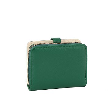 Twist Lock Flap Wallet Wristlet