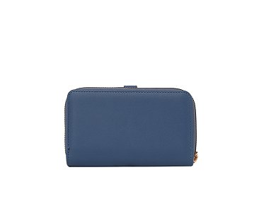Twist Lock Flap Wallet Wristlet
