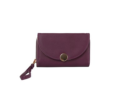 Fashion Flap Wallet Wristlet