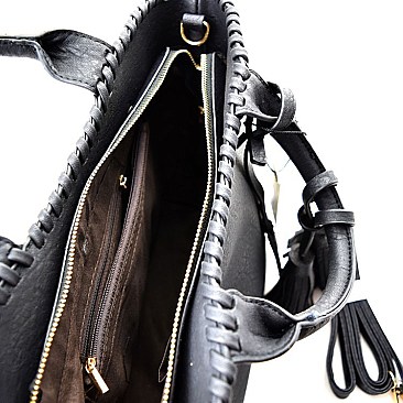 Stitched Medium Size Bucket Tote