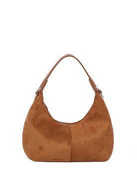 Faux Suede Hobo