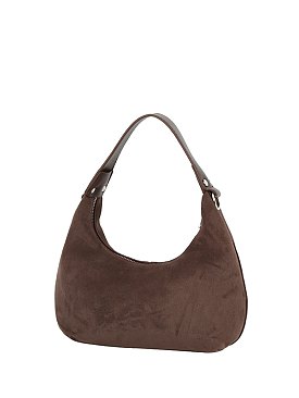 Faux Suede Hobo