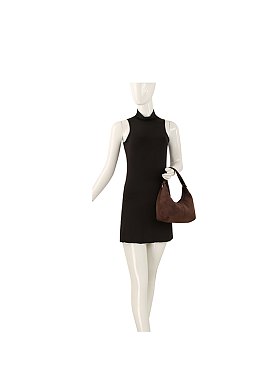 Faux Suede Hobo