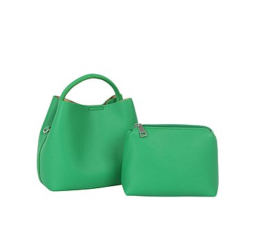 Pebbled 2-in-1 Top Handle Satchel