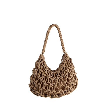Macrame Knot Shoulder Bag
