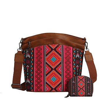 Aztec Tribal 2-in-1 Crossbody Bag