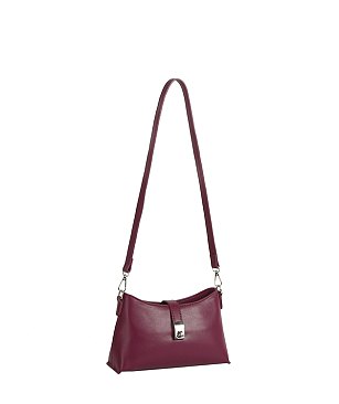 Twist Lock Flap Shoulder Bag