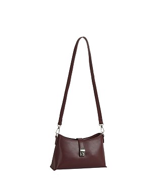 Twist Lock Flap Shoulder Bag