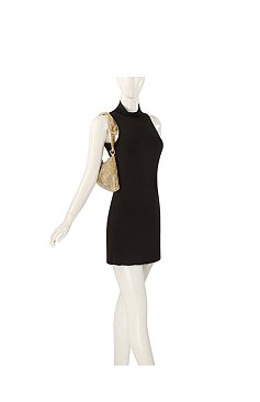 Rhinestone Mesh Shoulder Bag