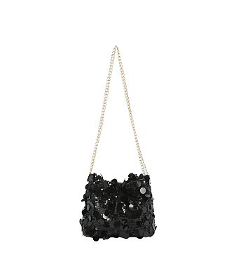 Fashion Sequin Bucket Shoulder Bag