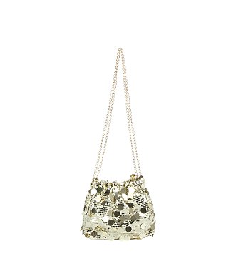 Fashion Sequin Bucket Shoulder Bag