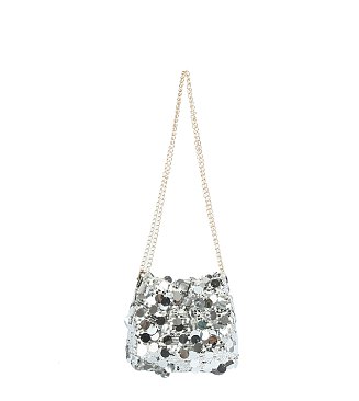 Fashion Sequin Bucket Shoulder Bag